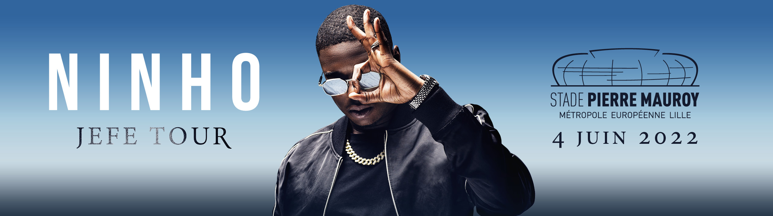 Ninho en concert dans l&#039;Arena du Stade Pierre-Mauroy en 2022 !