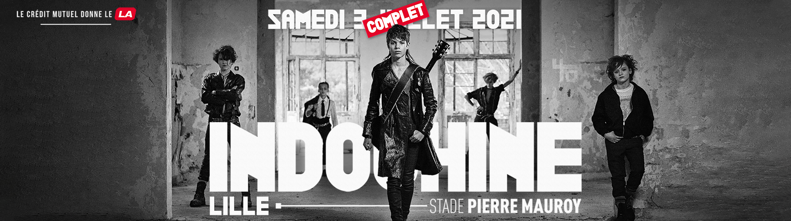 Indochine affiche complet au Stade Pierre Mauroy !